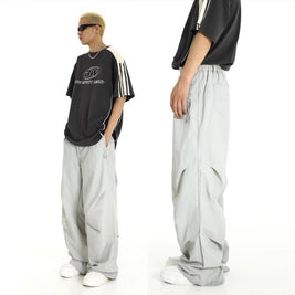 American Design Pleated Workwear Casual Pants Men