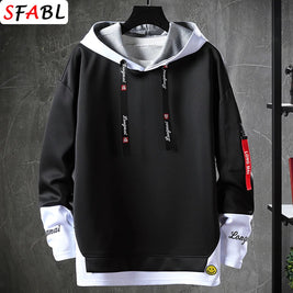 New Fashion Men's Hoodies Hip Hop Hooded Male Sweatshirts Men's Top Streetwear Casual Outdoor Breathable Pullovers Fashionable