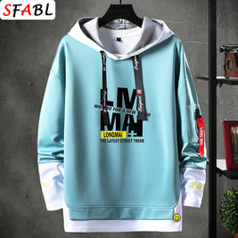 New Fashion Men's Hoodies Hip Hop Hooded Male Sweatshirts Men's Top Streetwear Casual Outdoor Breathable Pullovers Fashionable