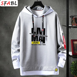 New Fashion Men's Hoodies Hip Hop Hooded Male Sweatshirts Men's Top Streetwear Casual Outdoor Breathable Pullovers Fashionable