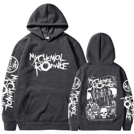 My Chemical Romance Rock Band Hoodies Black Parade Punk Emo Hooded Sweatshirts Men Women Fashion Vintage Gothic Hip Hop Pullover